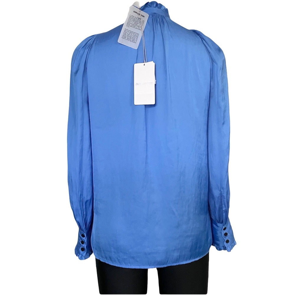 NWT Zadig&Voltaire Titu Satin Tunic Top - Picture 3 of 9